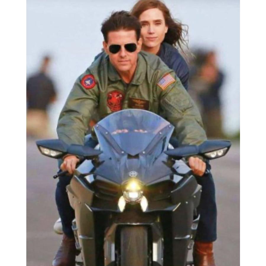 航空自衛隊 フライトジャンパー トップガン マーヴェリック MAVERICK 仕様 再現 ワッペン 4種付き リバーシブル ベルクロ付き IRJ005-M ブルゾン オリーブグリーン/ネイビー 航空自衛隊 フライトジャンパー トップガン マーヴェリック 