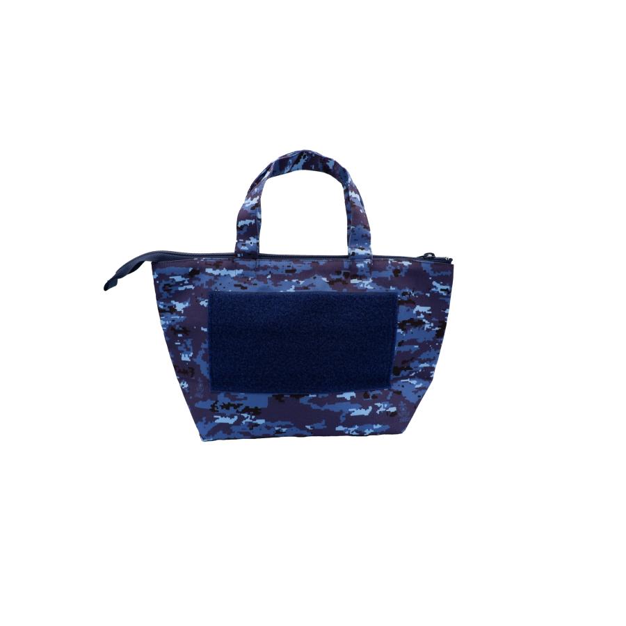 海上自衛隊 ランチバッグ 海自 JMSDF デジタル迷彩 保冷バッグ LB1 トートバッグ ハンドバッグ 手提げ ベルクロ付き 保温 アルミシート |  | 01