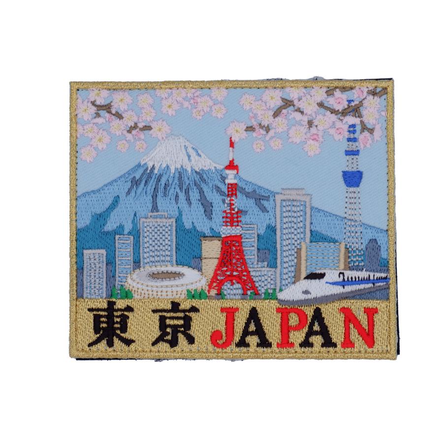 東京 JAPAN ワッペン 自衛隊グッズパッチ 刺繍 日本 Mt.FUJI 富士山