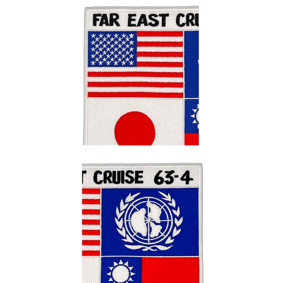 米海軍Independence アラビア湾クルーズ記念パッチ トップガン マーヴェリック FAR EAST CRUISE 63-4 BIGパッチ