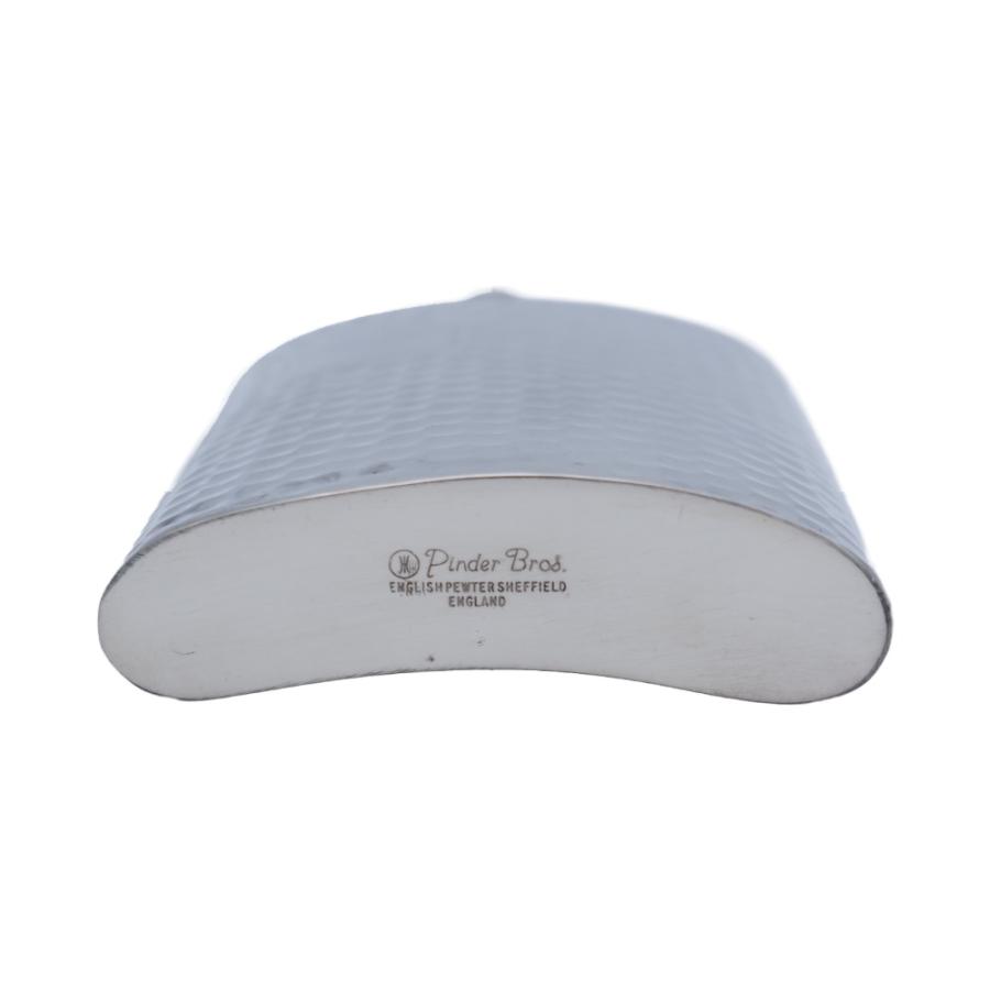 ウィスキーボトル スキットル フラスコ ピューター製 ハンドメイド ハンマード SP003 6.0oz ジョウゴ付き シルバー ピンダー社 UK製 Ltd 錫【送料無料】 |  | 03