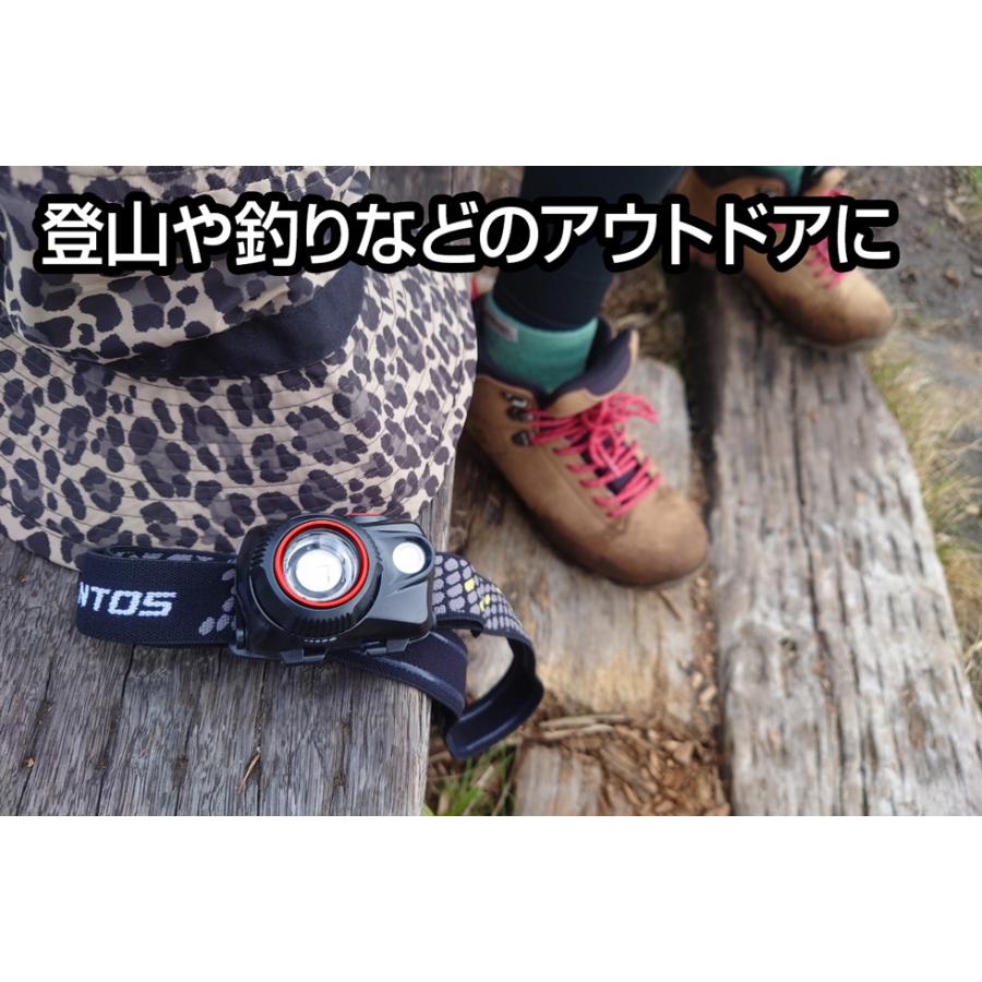 GENTOS ヘッドライト W STAR ジェントス WS-643HD 450ルーメン 3.5時間点灯 LED 小型 軽量 乾電池 専用充電池 スポットビーム ワイドビーム 耐塵防滴 2m落下耐久 |  | 06