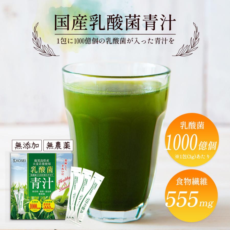 鹿児島県産 乳酸菌 国産青汁 21包 3週間分(63g) 国産 飲みやすい 健康