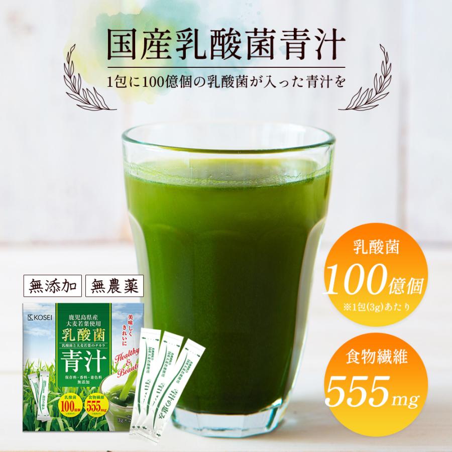 鹿児島県産 乳酸菌 国産青汁 21包 3週間分(63g) 国産 飲みやすい