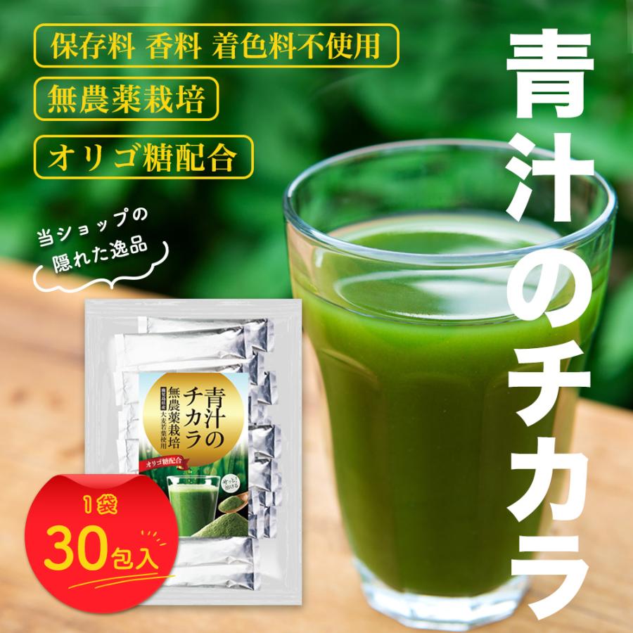 鹿児島県産 青汁のチカラ 225g(7.5g×30包) オリゴ糖 青汁 飲みやすい