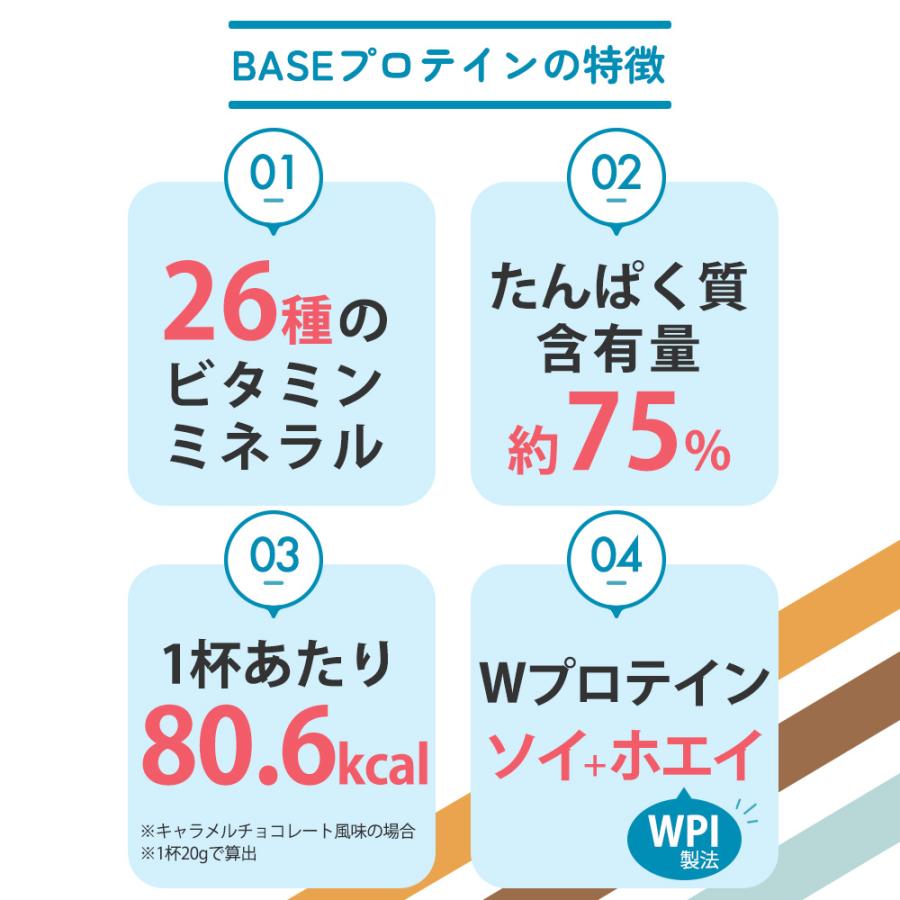 プロテイン BASE 500g 25回分 マルチプロテイン 女性用 ソイ