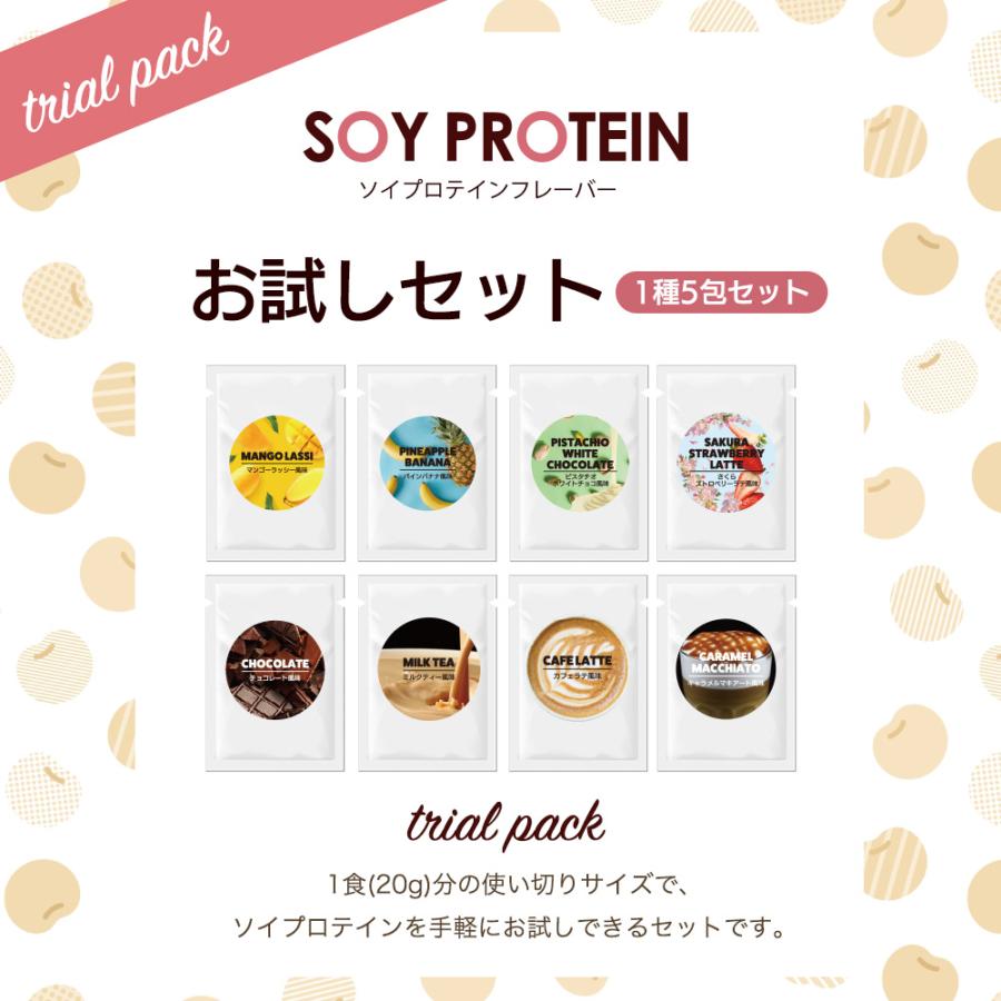 KOSEI ソイプロテイン お試しセット 5包入り(1包20g) 人工甘味料不使用