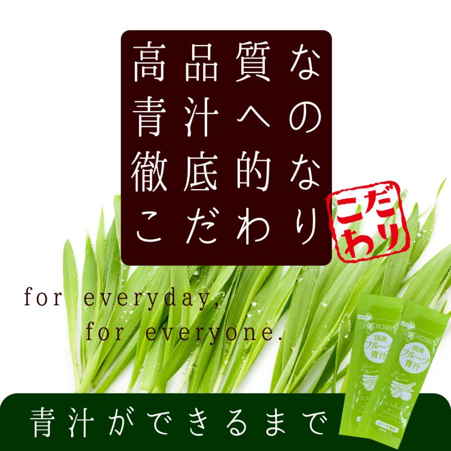 国産 フルーツ青汁 3か月分 270g(3g×90包) ピーチ風味 青汁 飲みやすい ダイエット 健康 ギフト 酵素  大麦若葉 送料無料 Y｜aemotion｜10