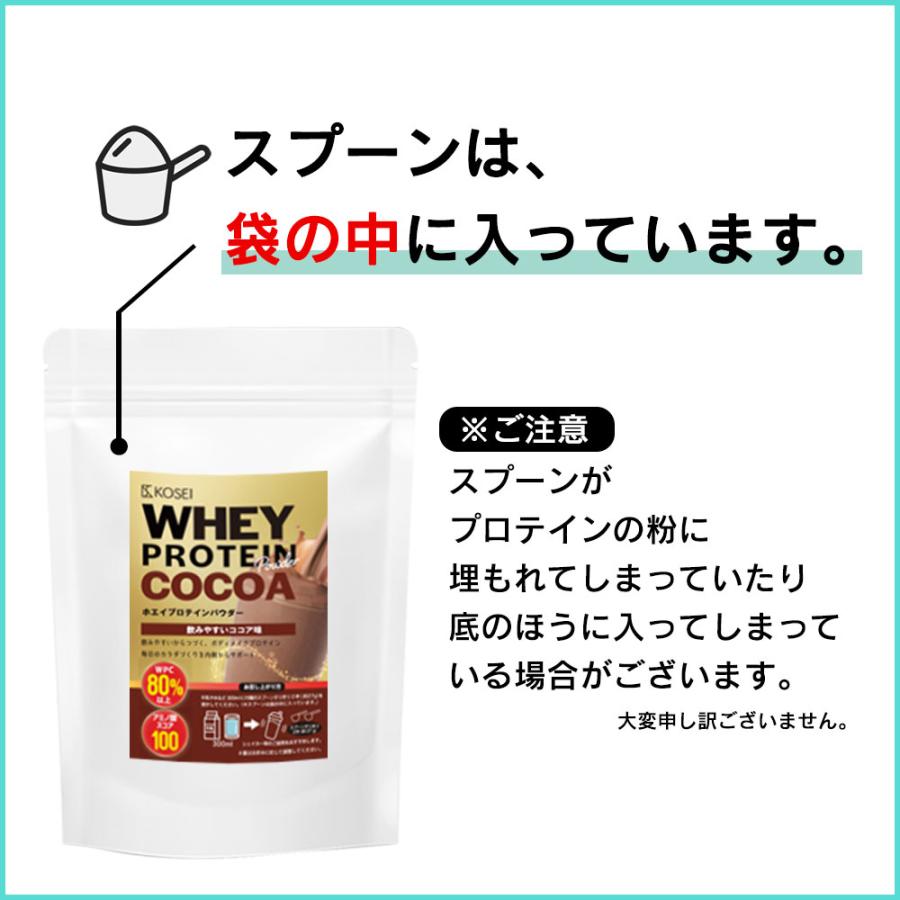 ホエイプロテイン 1kg 選べる (ココア/ベリーミックス/抹茶ラテ/ビターチョコ/カフェラテ）スプーン付 国内製造 プロテイン タンパク質 アミノ酸 ダイエット Y｜aemotion｜07