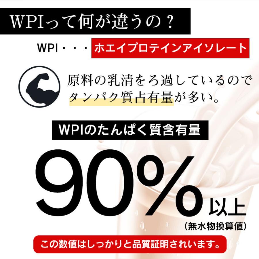 WPI ホエイ プロテイン 無添加 1kg タンパク質90%以上 送料無料 アイソレート ダイエット 大容量 アミノ酸 スコア100 タンパク質 運動 トレーニング Y｜aemotion｜07