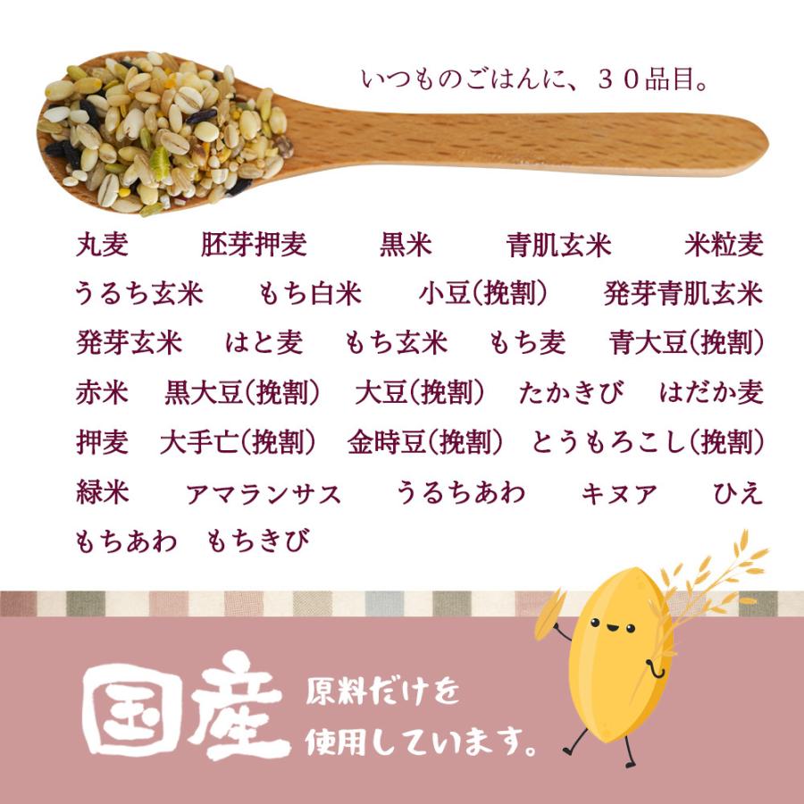 国産 30穀米 460g 特価商品 雑穀米 穀物 30種類 ブレンド 雑穀 国産原料 ビタミン ご飯 タンパク質 食物繊維 大容量 料理 1 ごはん ミネラル 簡単 380円