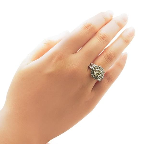 ダイヤモンド リング 1.700ct SI2 LY VERY GOOD プラチナ Pt 鑑定書付 