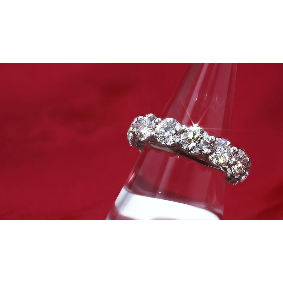 ダイヤモンド フルエタニティリング 7ct(Total)/13石 D〜H VVS2〜VS2