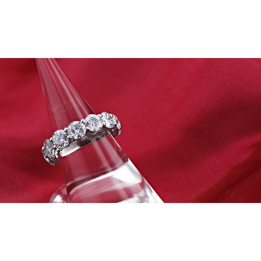 ダイヤモンド フルエタニティリング 7ct(Total)/13石 D〜H VVS2〜VS2 