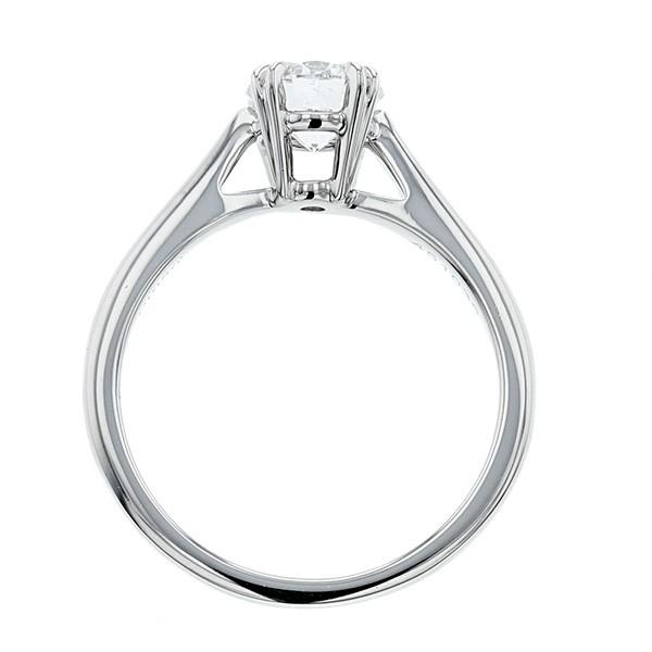 ★HARRY WINSTON★ ラウンド ソリティア ダイヤリング 定価140万 ハリーウィンストン ラウンド・ソリティア・リング 【中古】 HARRY