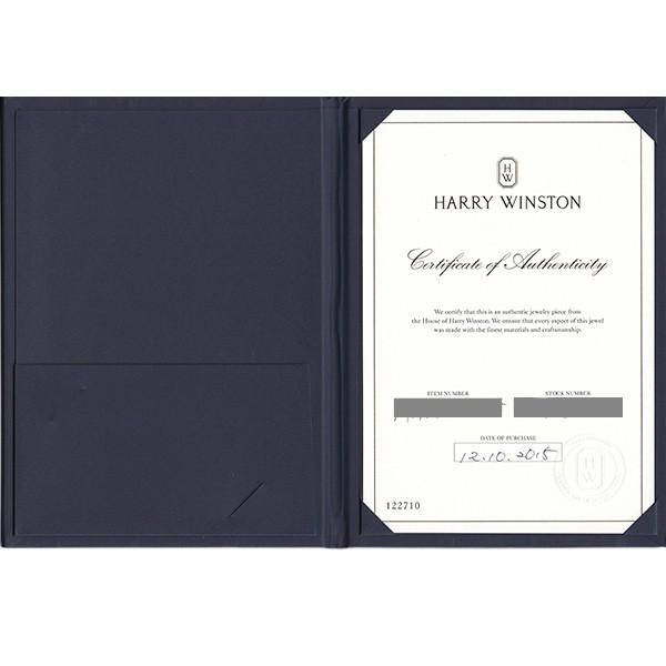 ハリーウィンストン ラウンド・ソリティア・リング 【中古】 HARRY WINSTON 0.54ct VVS1 F 3EX プラチナ GIA 鑑定書付 SSP 爆買 |  | 07