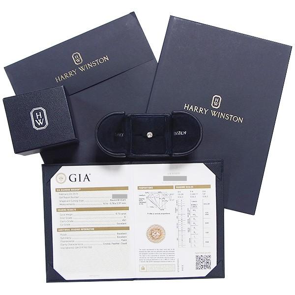 ハリーウィンストン ラウンド・ソリティア・リング 【中古】　HARRY WINSTON 0.73ct VS1 D 3EX プラチナ GIA 鑑定書付 SSP |  | 09