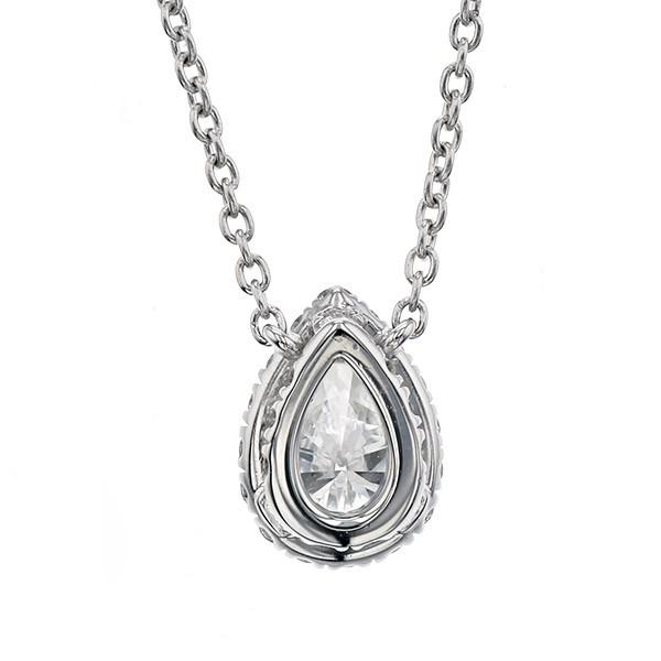 ハリーウィンストン ペアシェイプ・マイクロパヴェ・ペンダント 【中古】HARRY WINSTON 0.60ct VVS2 E ペアシェイプ プラチナ GIA 鑑定書付 SSP |  | 03