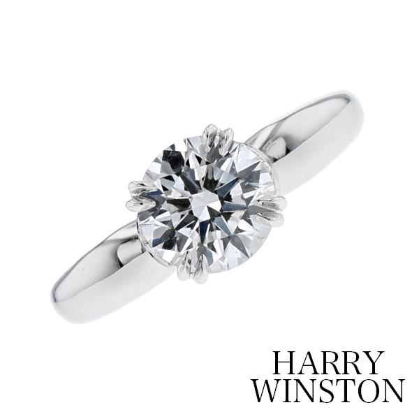 ハリーウィンストン キャリクス リング 【中古】HARRY WINSTON 1.05ct VVS1 F 3EX プラチナ GIA 鑑定書付 SSP | 