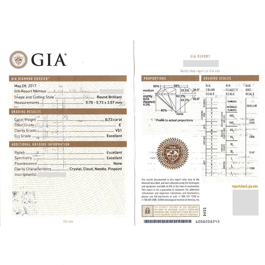ハリーウィンストン HARRY WINSTON ブリリアント ラブ ダイヤモンド リング 【中古】 0.72ct VS1 E 3EX プラチナ GIA 鑑定書付 SSP | ハリー・ウィンストン | 06