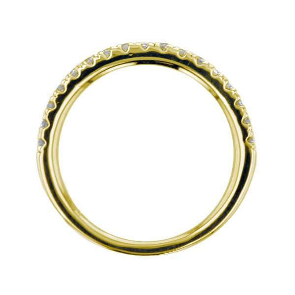 ダイヤモンド ハーフエタニティリング 0.3ct(Total) G〜H VVS〜VS EX〜VERY GOODカットクラス 18金 K18 保証書付の画像