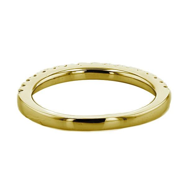 ダイヤモンド ハーフエタニティリング 0.3ct(Total) G〜H VVS〜VS EX〜VERY GOODカットクラス 18金 K18 保証書付の画像