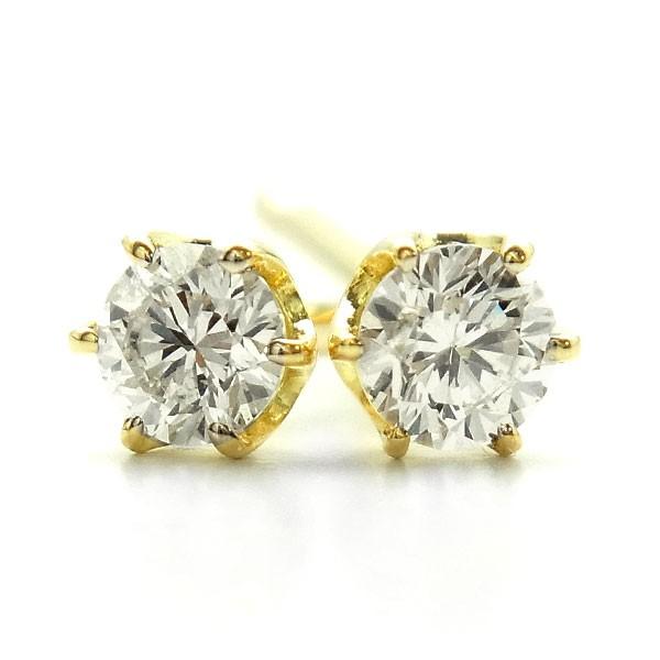 ダイヤモンド ピアス 0.40〜0.45ct(Total) VS2 E 3EX H&C 18金 K18 