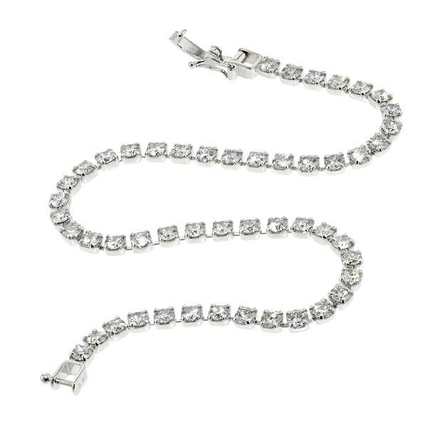 ダイヤモンド テニス ブレスレット 3ct(Total)/50石 F〜Iクラス VVS