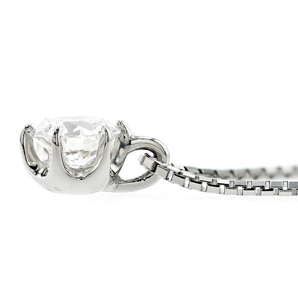 ダイヤモンド ネックレス 一粒 0.20ct E〜F SI1〜2 3EX H&C〜EX H&C プラチナ Pt 鑑定書付 ダイヤモンドネックレス ダイヤネックレスの画像