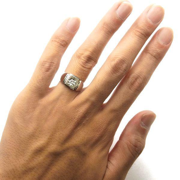 ダイヤモンド入り 印台リング 0.10〜0.20ct VS2〜SI2 D〜G POORup