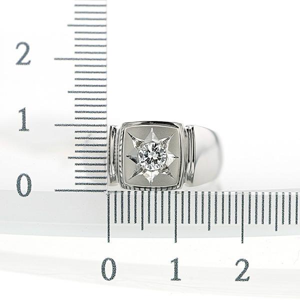 ダイヤモンド入り 印台リング 0.10〜0.20ct VS2〜SI2 D〜G POORup