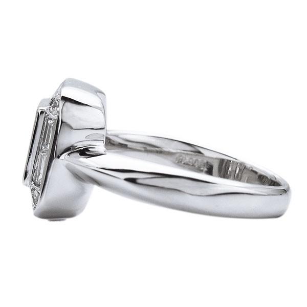 ダイヤモンド リング 1.29ct VS〜SI D〜G プリンセスカット プラチナ 
