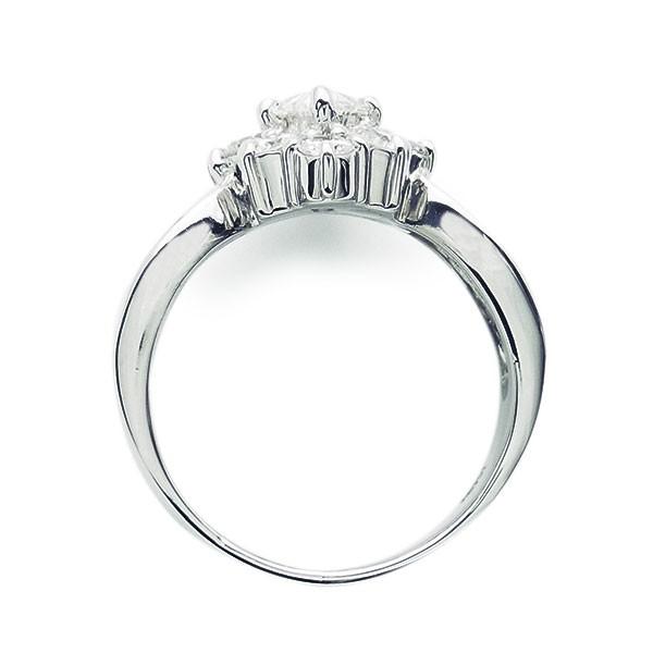 ダイヤモンド リング 1.011ct SI2 VERY LIGHT YELLOW マーキス 