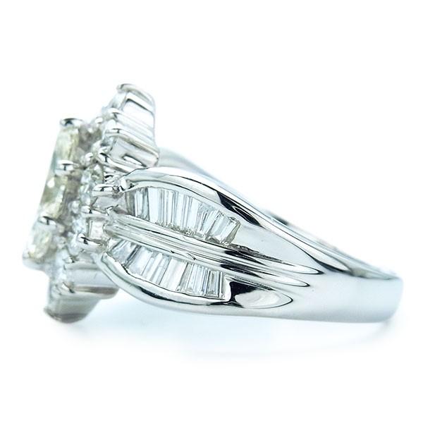 ダイヤモンド リング 1.011ct SI2 VERY LIGHT YELLOW マーキス 