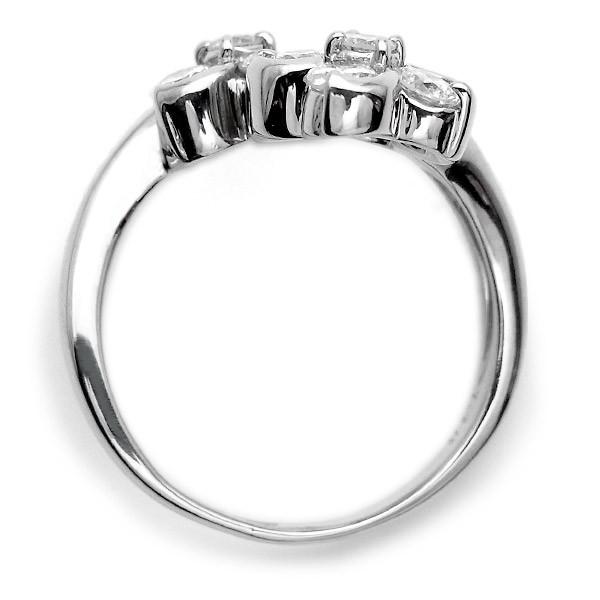 ダイヤモンド リング 1.16ct(Total) SI〜Iクラス F〜Hクラス プラチナ Pt 保証書付 ダイヤモンドリング ダイヤリング 指輪 SPの画像