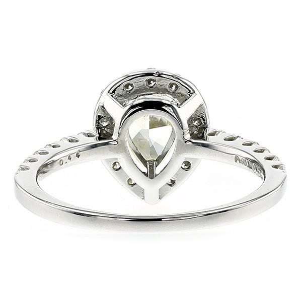 イエローダイヤモンド リング 0.549ct SI2 FANCY INTESE YELLOW 