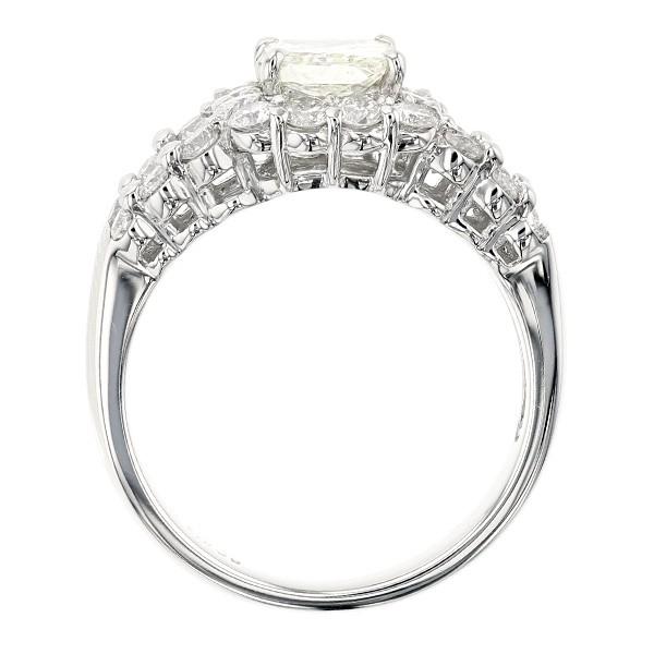ダイヤモンド リング 1.009ct SI1 VERY LIGHT YELLOW プラチナ Pt 