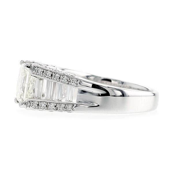 ダイヤモンド リング 1.191ct I1 M ラディアントカット プラチナ Pt 