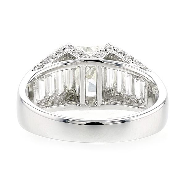 ダイヤモンド リング 1.191ct I1 M ラディアントカット プラチナ Pt 