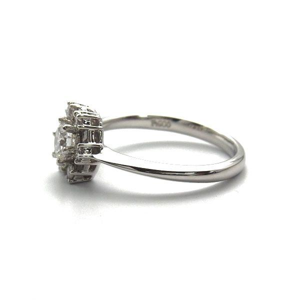 ダイヤモンド リング 0.365ct SI1 F GOOD プラチナ Pt 鑑定書付 プレゼント ギフトの画像
