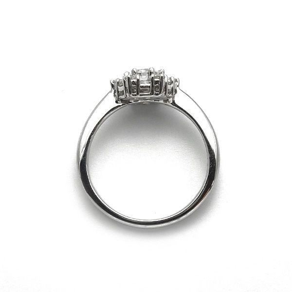 ダイヤモンド リング 0.365ct SI1 F GOOD プラチナ Pt 鑑定書付 プレゼント ギフトの画像