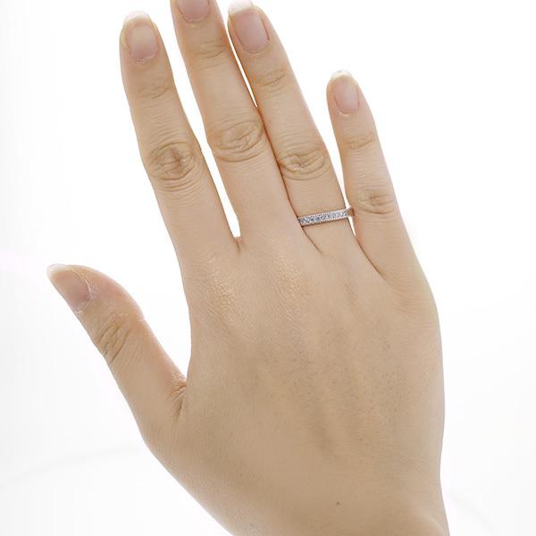 天然 ピンクダイヤモンド ハーフエタニティリング 0.13ct〜(Total) VS〜I FANCY PINK〜FAINT PINK プラチナ Pt 保証書付 プレゼント ギフト SP5の画像