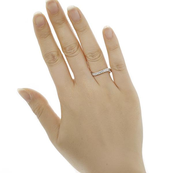 天然 ピンク ダイヤモンド ハーフエタニティリング 0.12ct〜(Total) VS〜I FANCY PINK〜FAINT PINK プラチナ Pt 保証書付 プレゼント ギフト SP5の画像