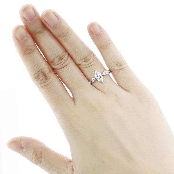 ダイヤモンド リング 1.059ct SI1 D マーキスカット プラチナ Pt ソーティング付 プレゼント ギフト｜aemtjewelry｜05