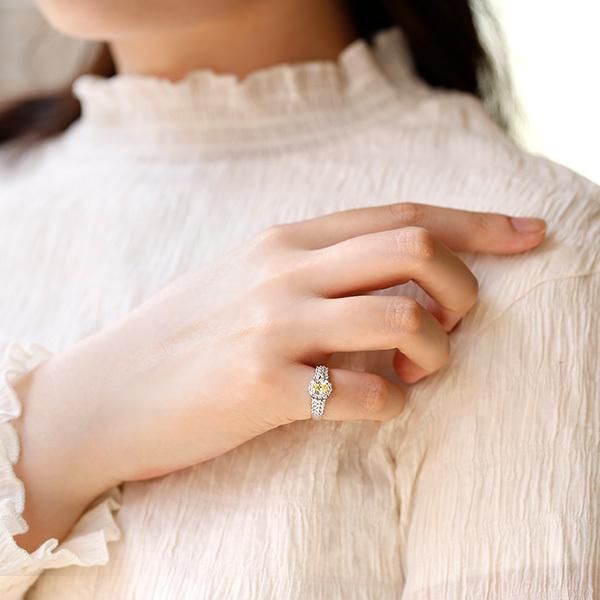 イエローダイヤモンド リング 0.305ct I1 FANCY YELLOW プラチナ Pt ソーティング付 プレゼント ギフトの画像
