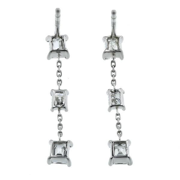 ダイヤモンド ピアス 0.85〜0.89ct(Total) VVS〜SI D〜H プラチナ Pt ソーティング付 ダイヤモンドピアス ダイヤピアスの画像