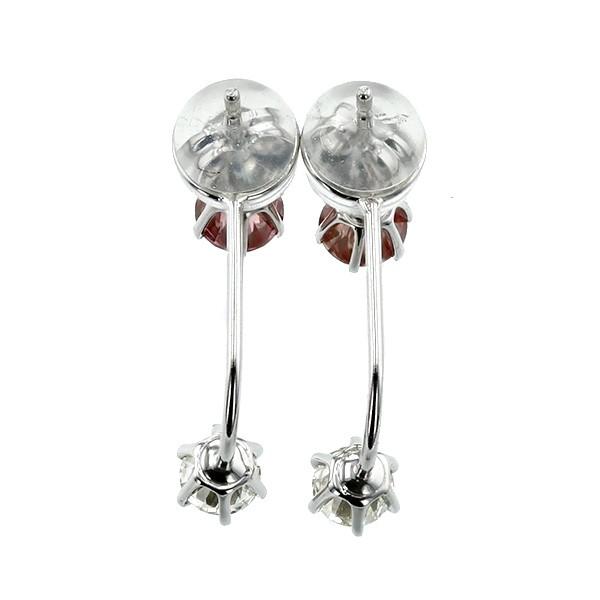 ピンクダイヤモンド ピアス PD 0.4〜0.5ct(Total) FANCY PINK プラチナ 