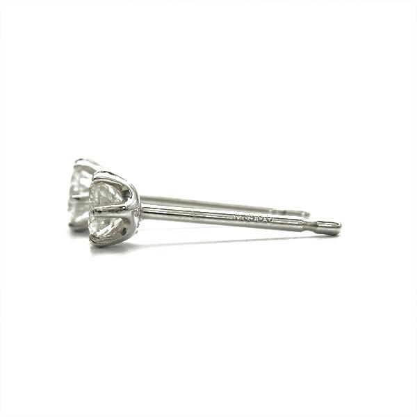 ダイヤモンド ピアス 0.5ct(Total) E〜F VS2 3EX H&C プラチナ Pt 鑑定書付 ダイヤモンドピアス ダイヤピアスの画像