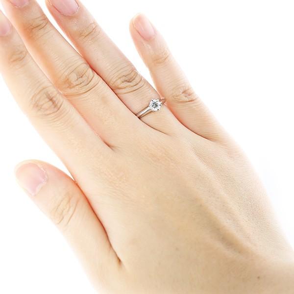 ティファニー TIFFANY & CO. / ソリティア リング 【中古】 0.35ct IF H Pt950  鑑定書付 SSP | TIFFANY&Co. | 05