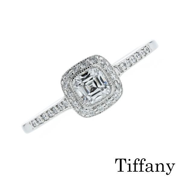 ティファニー TIFFANY & CO. / レガシー リング 【中古】 0.33ct VS1 F EX Pt950  鑑定書付 SSP | TIFFANY&Co.